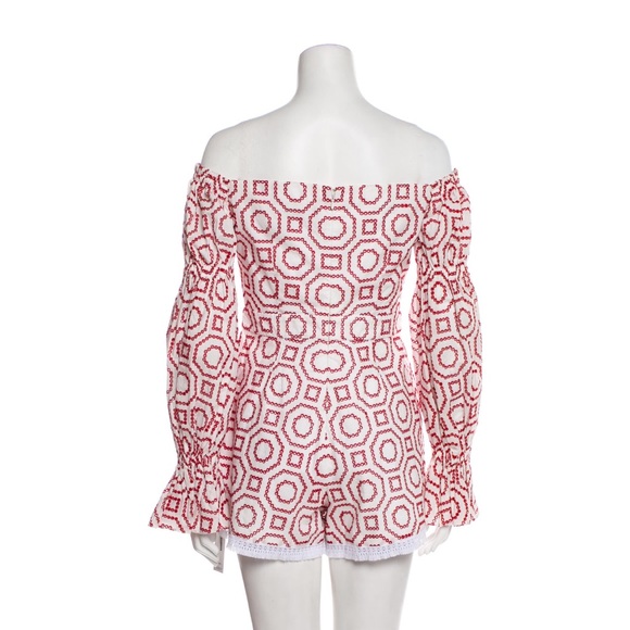 Alexis Patterned Romper Small - Picture 2 of 3